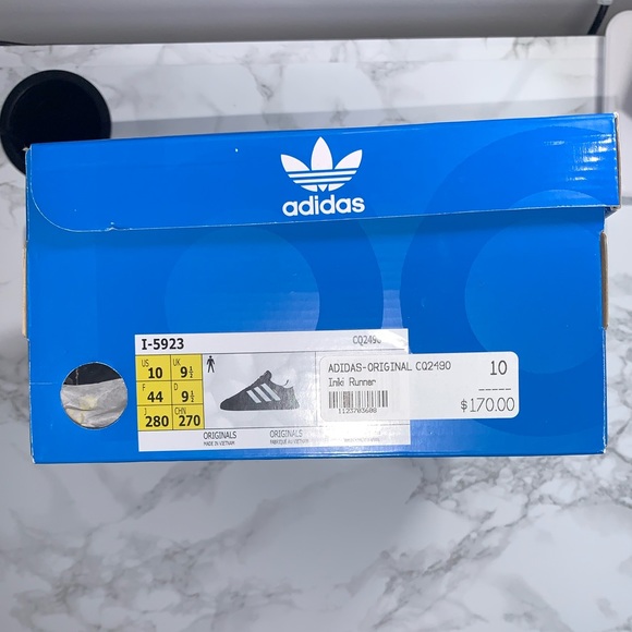 ADIDAS Iniki I-5923 Boost Sneaker Black White - Picture 8 of 8